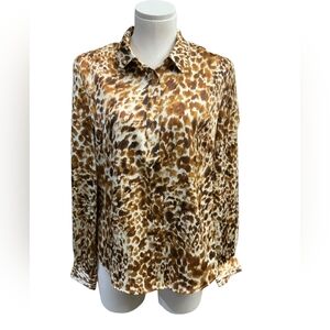 Rafaella Leopard Print Top